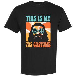 This Is My 70s Costume Groovy Hippie Theme Party Outfit Garment-Dyed Heavyweight T-Shirt