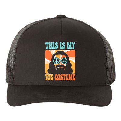 This Is My 70s Costume Groovy Hippie Theme Party Outfit Yupoong Adult 5-Panel Trucker Hat