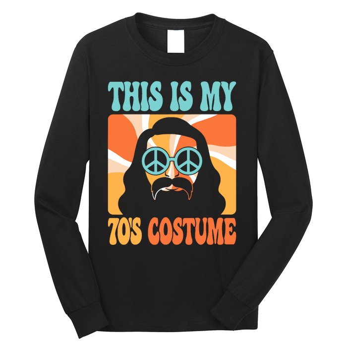 This Is My 70s Costume Groovy Hippie Theme Party Outfit Long Sleeve Shirt