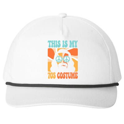 This Is My 70s Costume Groovy Hippie Theme Party Outfit Snapback Five-Panel Rope Hat