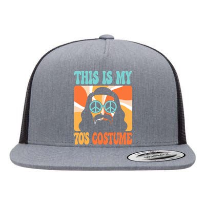 This Is My 70s Costume Groovy Hippie Theme Party Outfit Flat Bill Trucker Hat