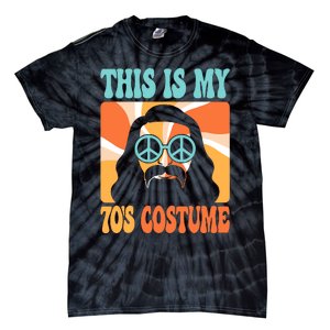 This Is My 70s Costume Groovy Hippie Theme Party Outfit Tie-Dye T-Shirt