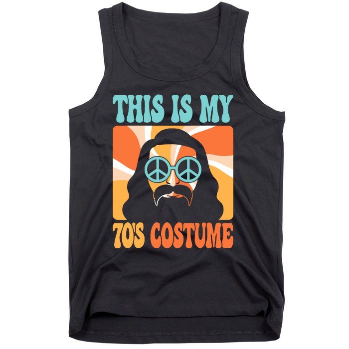 This Is My 70s Costume Groovy Hippie Theme Party Outfit Tank Top