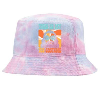 This Is My 70s Costume Groovy Hippie Theme Party Outfit Tie-Dyed Bucket Hat