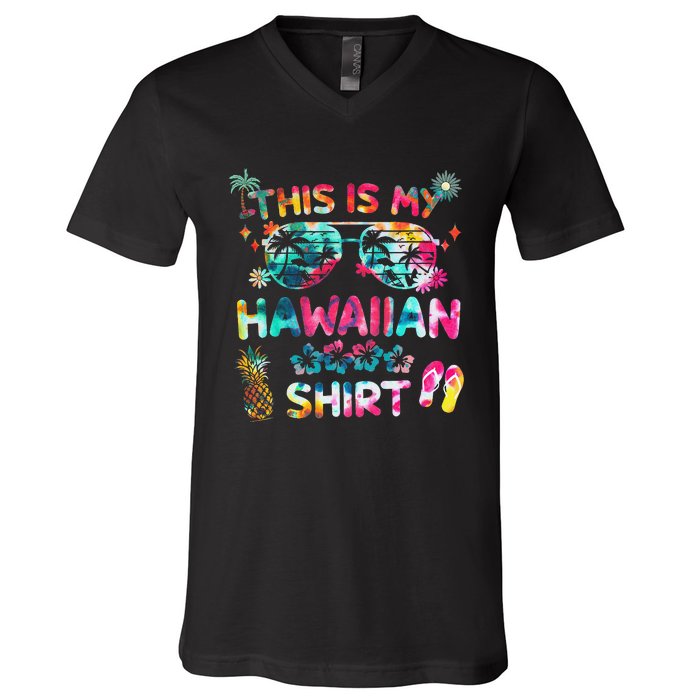 This Is My Hawaiian summer vacation V-Neck T-Shirt