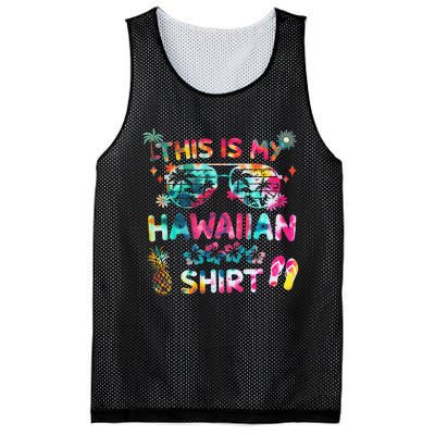 This Is My Hawaiian summer vacation Mesh Reversible Basketball Jersey Tank