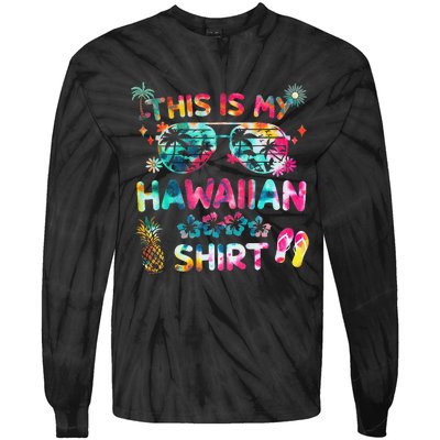 This Is My Hawaiian summer vacation Tie-Dye Long Sleeve Shirt