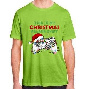 This Is My Christmas Pajama Video Game Controller Adult ChromaSoft Performance T-Shirt