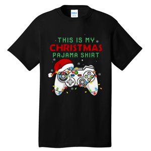 This Is My Christmas Pajama Video Game Controller Tall T-Shirt