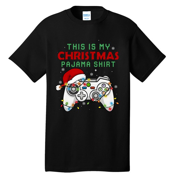 This Is My Christmas Pajama Video Game Controller Tall T-Shirt