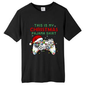 This Is My Christmas Pajama Video Game Controller Tall Fusion ChromaSoft Performance T-Shirt