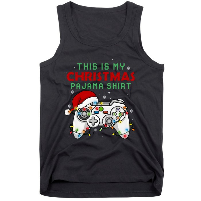 This Is My Christmas Pajama Video Game Controller Tank Top