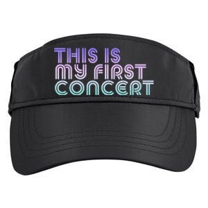 This Is My First Concert Adult Drive Performance Visor