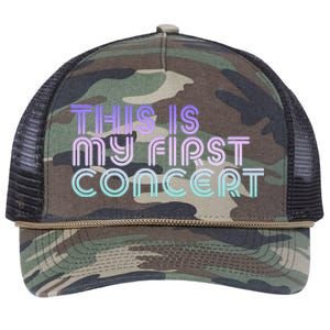 This Is My First Concert Retro Rope Trucker Hat Cap