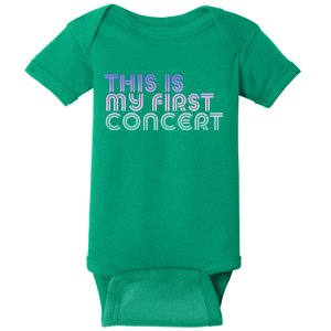 This Is My First Concert Baby Bodysuit