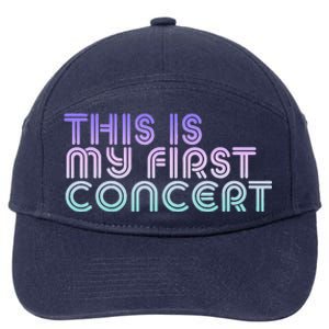 This Is My First Concert 7-Panel Snapback Hat