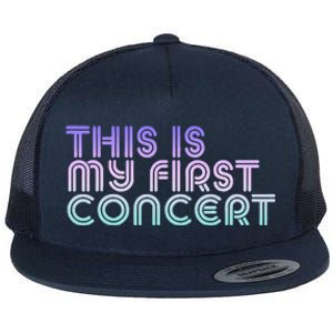 This Is My First Concert Flat Bill Trucker Hat