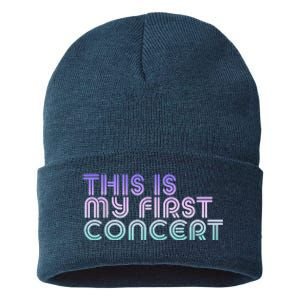 This Is My First Concert Sustainable Knit Beanie