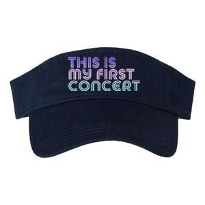 This Is My First Concert Valucap Bio-Washed Visor