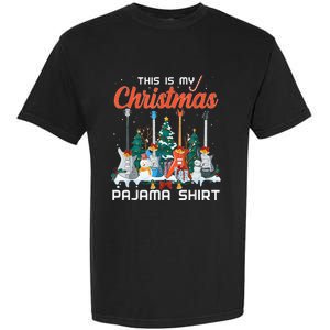 This Is My Christmas Pajama Funny Guitar Xmas Music Lover Garment-Dyed Heavyweight T-Shirt