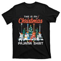 This Is My Christmas Pajama Funny Guitar Xmas Music Lover T-Shirt