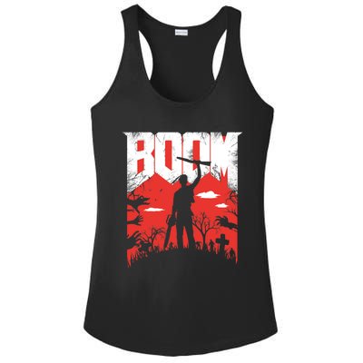 This Is My Boomstick! Ladies PosiCharge Competitor Racerback Tank