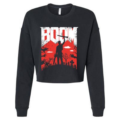 This Is My Boomstick! Cropped Pullover Crew