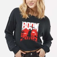 This Is My Boomstick! Cropped Pullover Crew