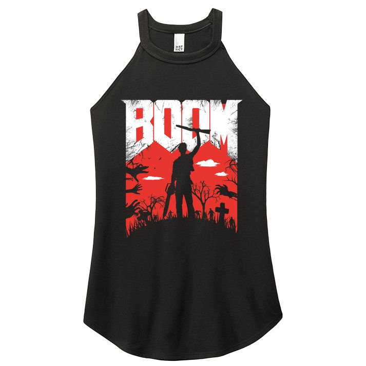 This Is My Boomstick! Women's Perfect Tri Rocker Tank