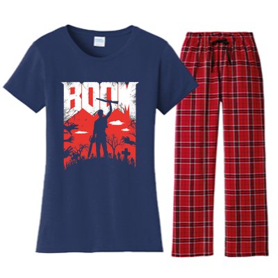 This Is My Boomstick! Women's Flannel Pajama Set