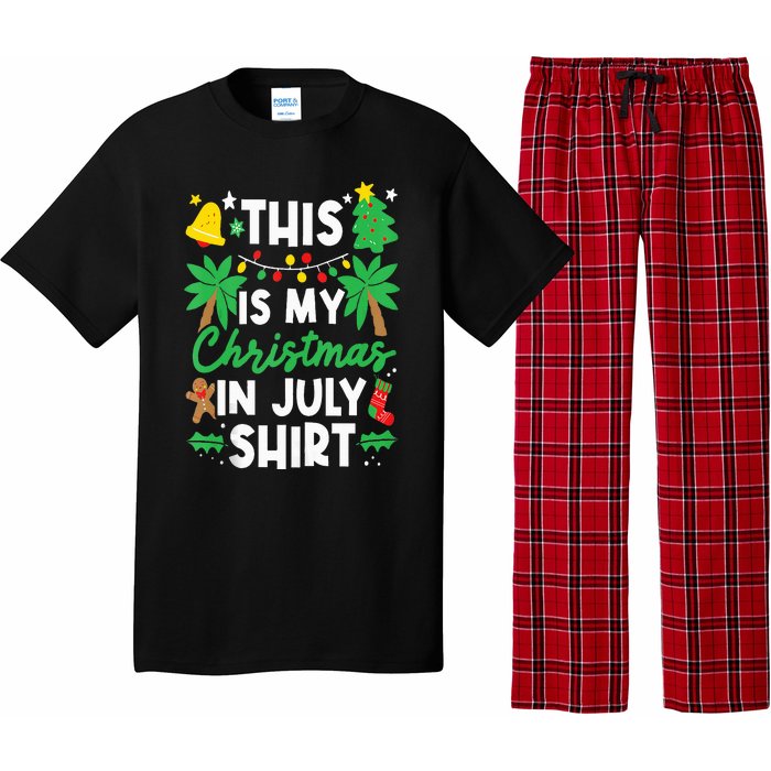 This is my Christmas in July Santa Vacation Xmas Pajama Set