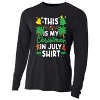 This is my Christmas in July Santa Vacation Xmas Cooling Performance Long Sleeve Crew