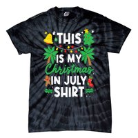 This is my Christmas in July Santa Vacation Xmas Tie-Dye T-Shirt