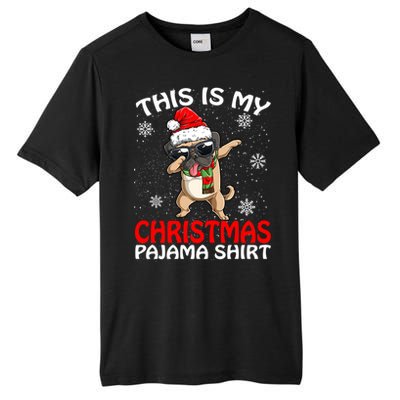 This Is My Christmas Pajama Cute Gift Pug Santa Funny Gift Tall Fusion ChromaSoft Performance T-Shirt