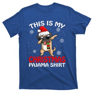 This Is My Christmas Pajama Cute Gift Pug Santa Funny Gift T-Shirt