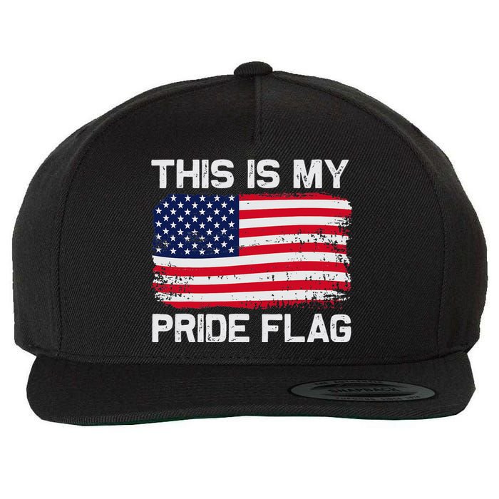 This Is My Pride Flag Wool Snapback Cap