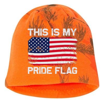 This Is My Pride Flag Kati - Camo Knit Beanie