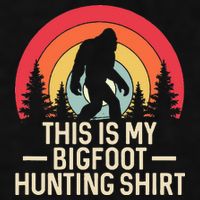 This Is My Bigfoot Hunting Squatchy Sasquatch Ladies PosiCharge Tri-Blend Wicking Tank