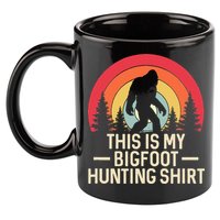This Is My Bigfoot Hunting Squatchy Sasquatch 11oz C Handle Ceramic Mug