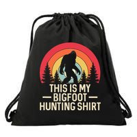 This Is My Bigfoot Hunting Squatchy Sasquatch Drawstring Bag