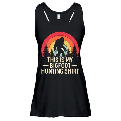 This Is My Bigfoot Hunting Squatchy Sasquatch Ladies Essential Flowy Tank