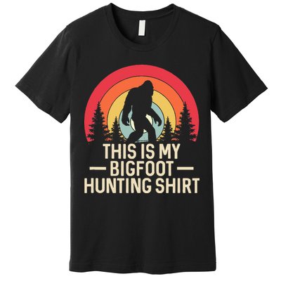 This Is My Bigfoot Hunting Squatchy Sasquatch Premium T-Shirt