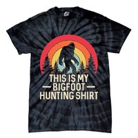 This Is My Bigfoot Hunting Squatchy Sasquatch Tie-Dye T-Shirt