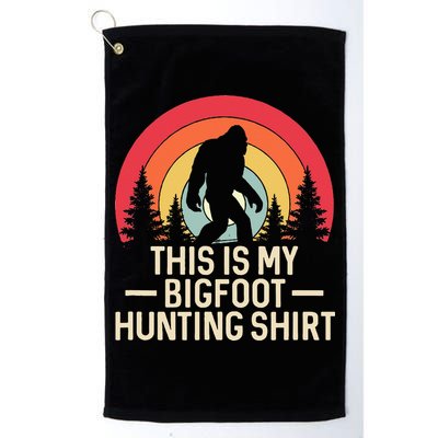 This Is My Bigfoot Hunting Squatchy Sasquatch Golf Towel