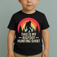 This Is My Bigfoot Hunting Squatchy Sasquatch Toddler T-Shirt