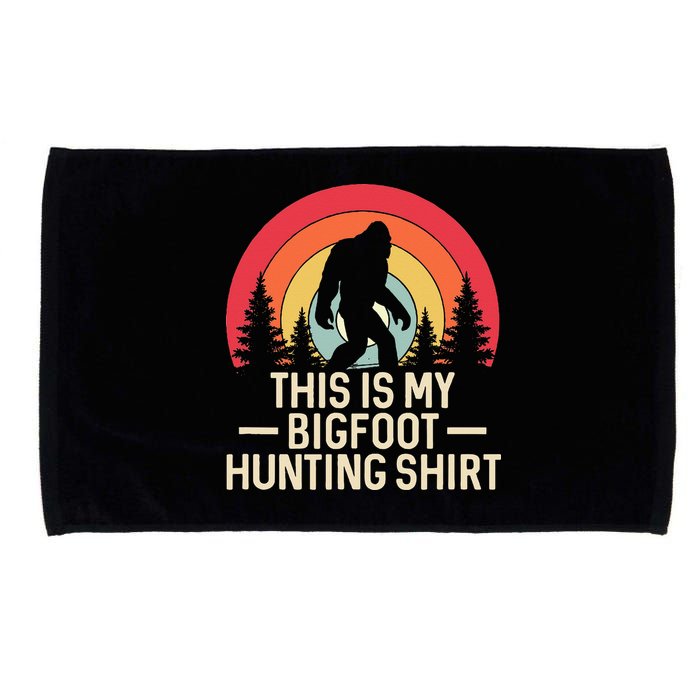 This Is My Bigfoot Hunting Squatchy Sasquatch Microfiber Hand Towel
