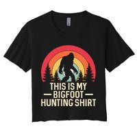 This Is My Bigfoot Hunting Squatchy Sasquatch Crop Top