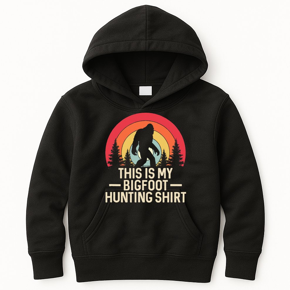 This Is My Bigfoot Hunting Squatchy Sasquatch Kids Hoodie
