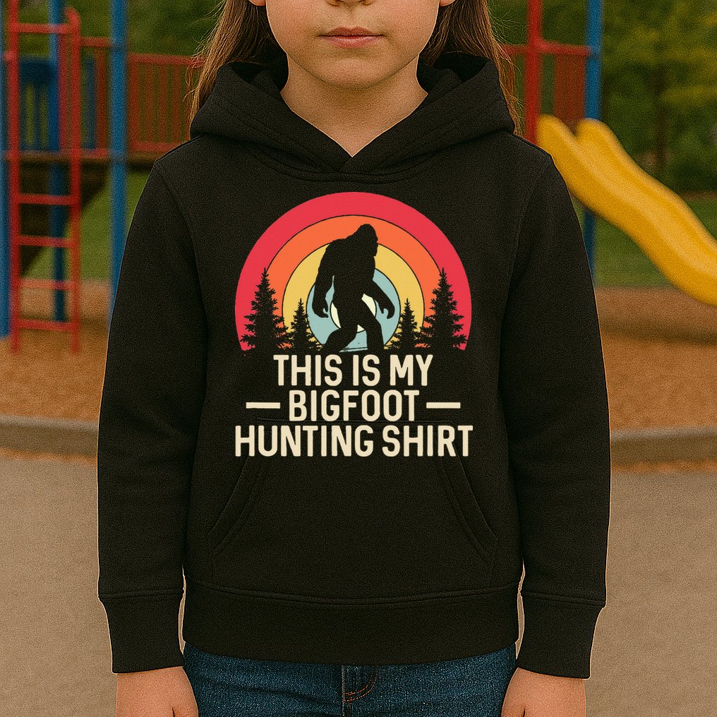 This Is My Bigfoot Hunting Squatchy Sasquatch Kids Hoodie