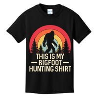 This Is My Bigfoot Hunting Squatchy Sasquatch Kids T-Shirt